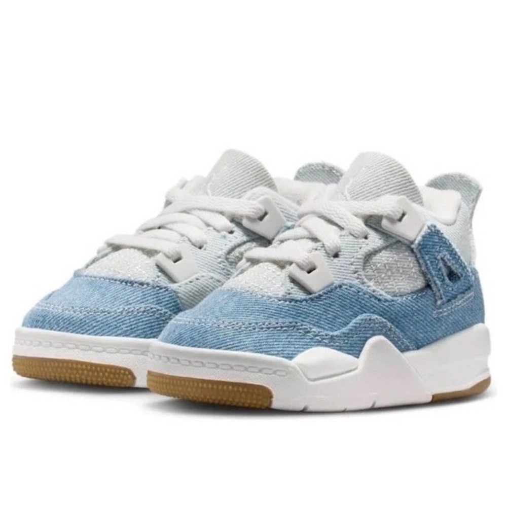 Nike Air Jordan 4 Retro TEX Denim Worn Blue (TD) IB6714-100 size 8C‎